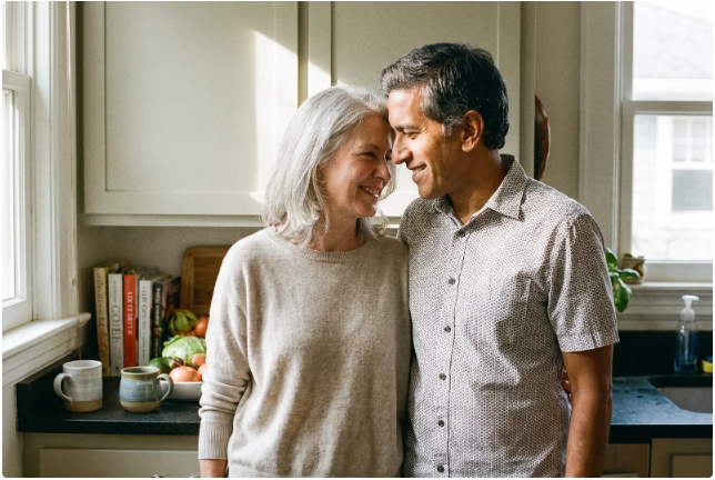 Dr. Gupta and his wife Rebecca